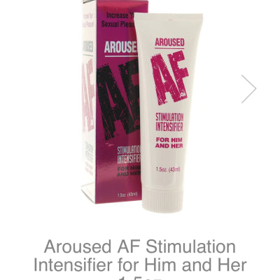Aroused AF Stimulation Intensifier for Him and Her 1.5oz