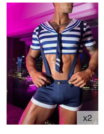 Black and White 2pc for Men