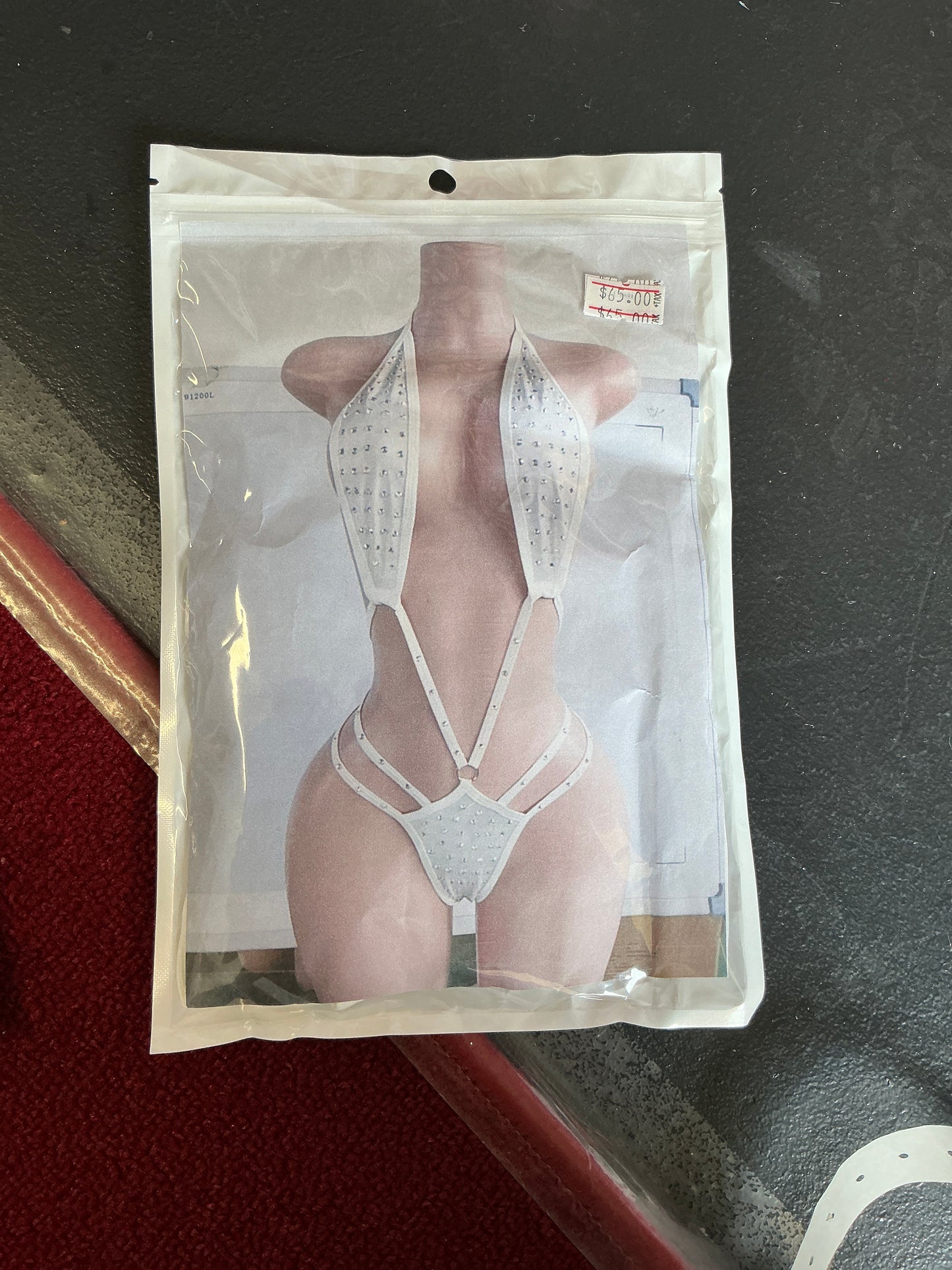 1 pc diamonds lingerie set