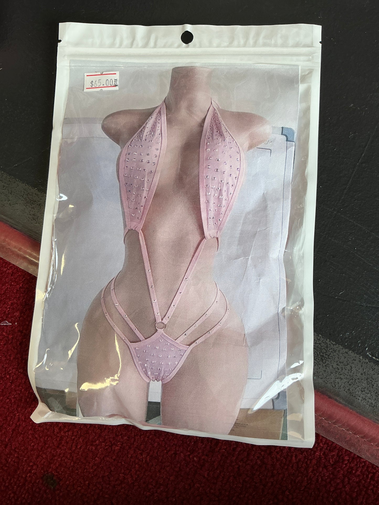 1 pc diamonds lingerie set