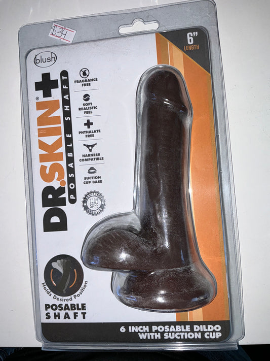 Dr.Skin 6” Posable Dildo