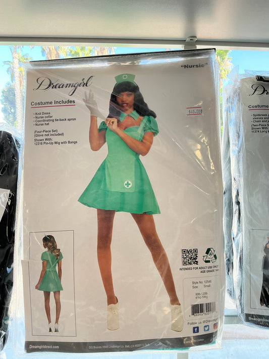 Blue nurse costume