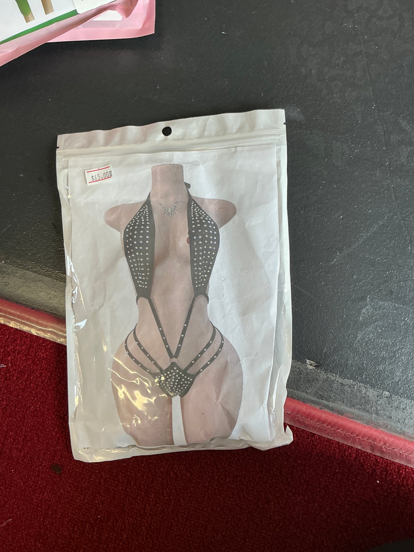 1 pc diamonds lingerie set