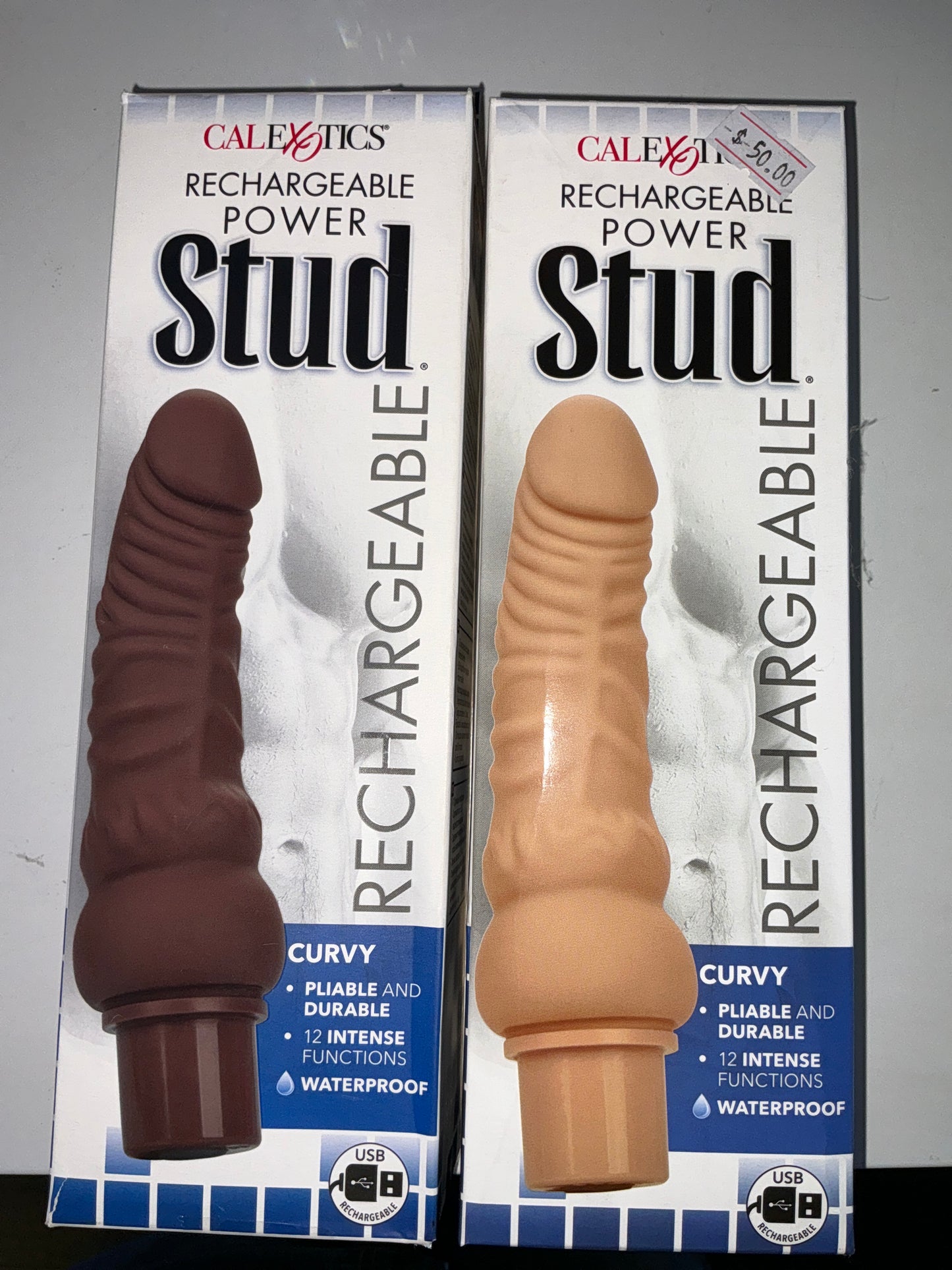 Rechargeable Power Stud 6.75” Vibratior