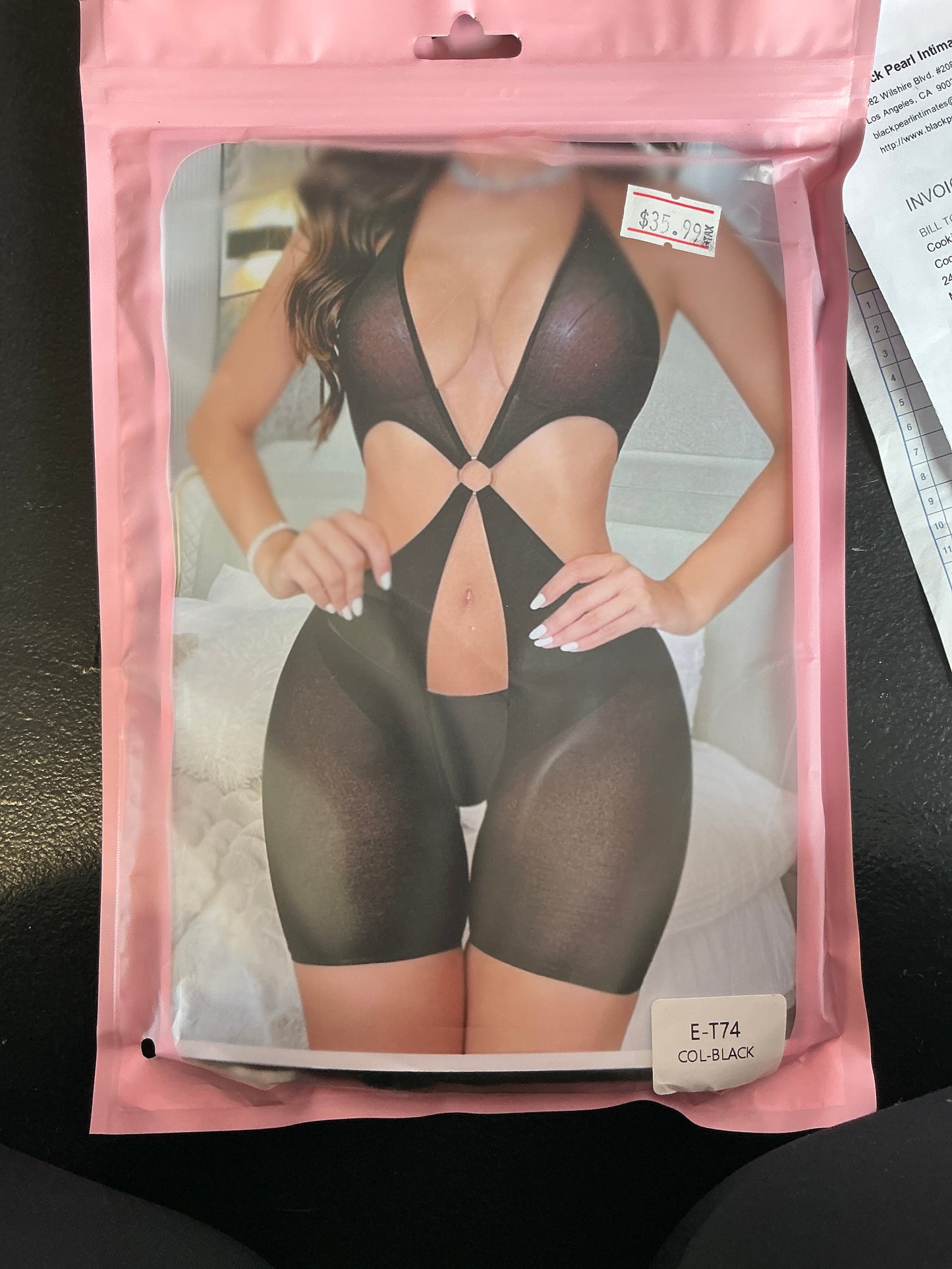 Cut out body suit