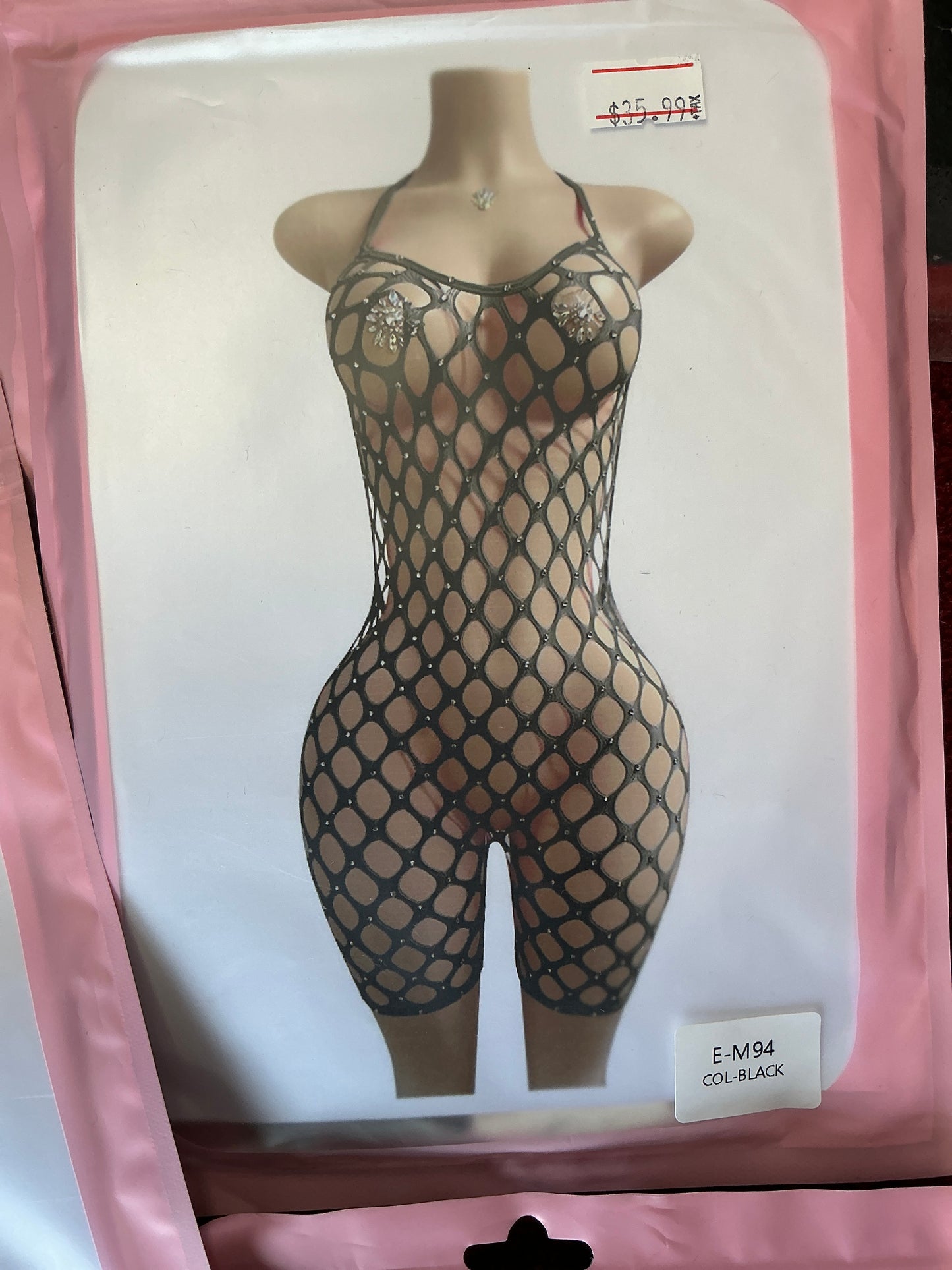 Big hole Diamond, sleeveless romper