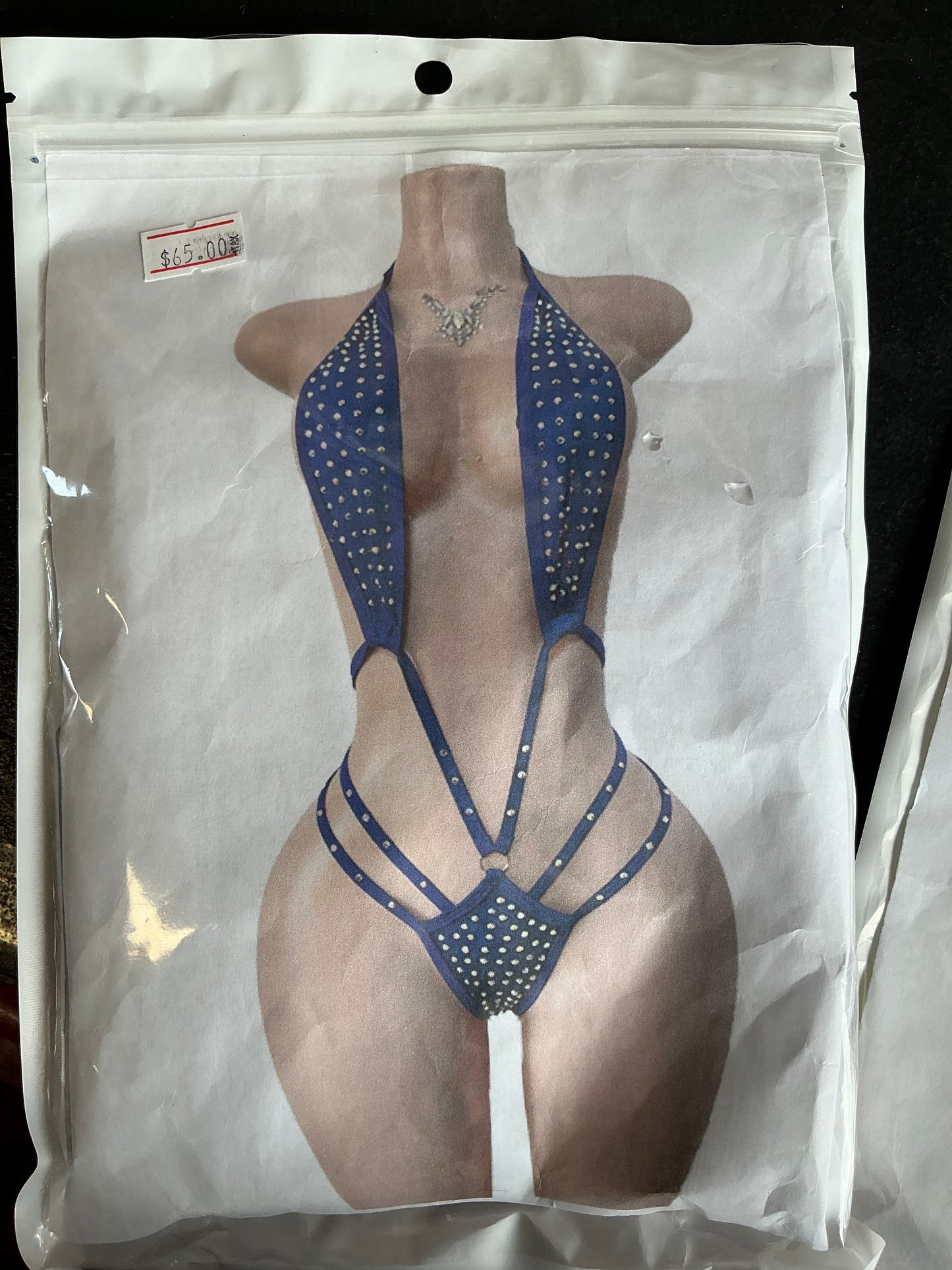 1 pc diamonds lingerie set