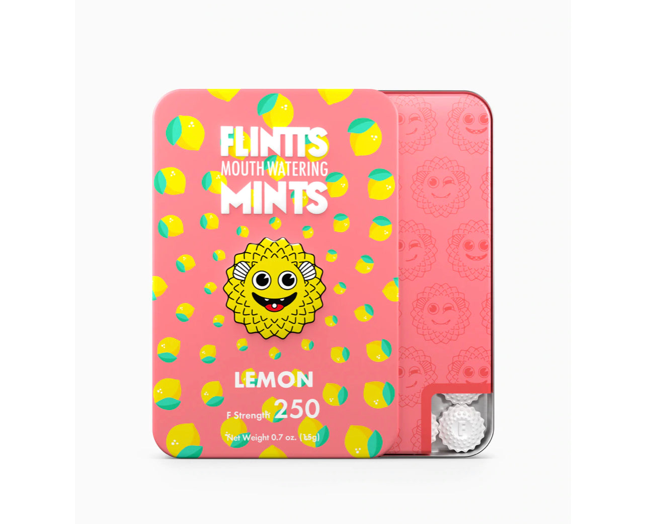 Flintts Mouth Watering Mints - Cinnamon Ginger F Strength - Lemon F Strength 250 -Mid-Summer vibes.