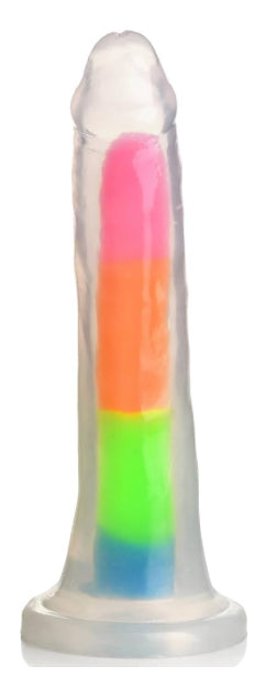 Lollicock Silicone Dildo 7In G.I.T.D Rainbow