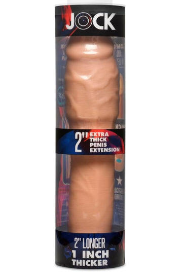 Jock Extra Thick 2" Penis Extension Sleeve for Men & Couples