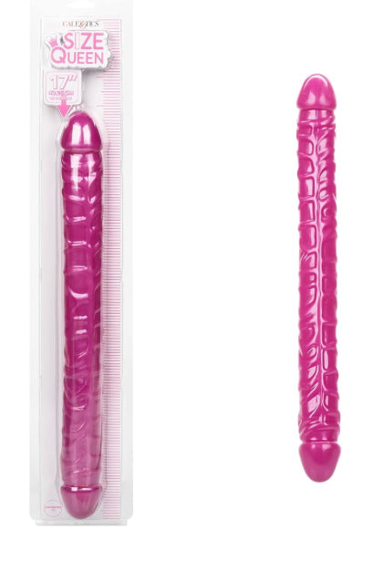 CalExotics Size Queen 17 Inch Double Sided Dildo