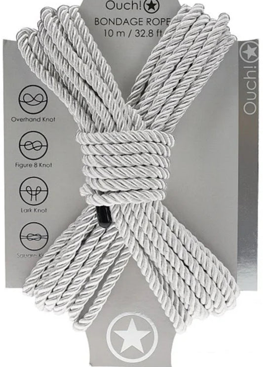 OUCH! Silky Smooth Nylon Bondage Rope 10m