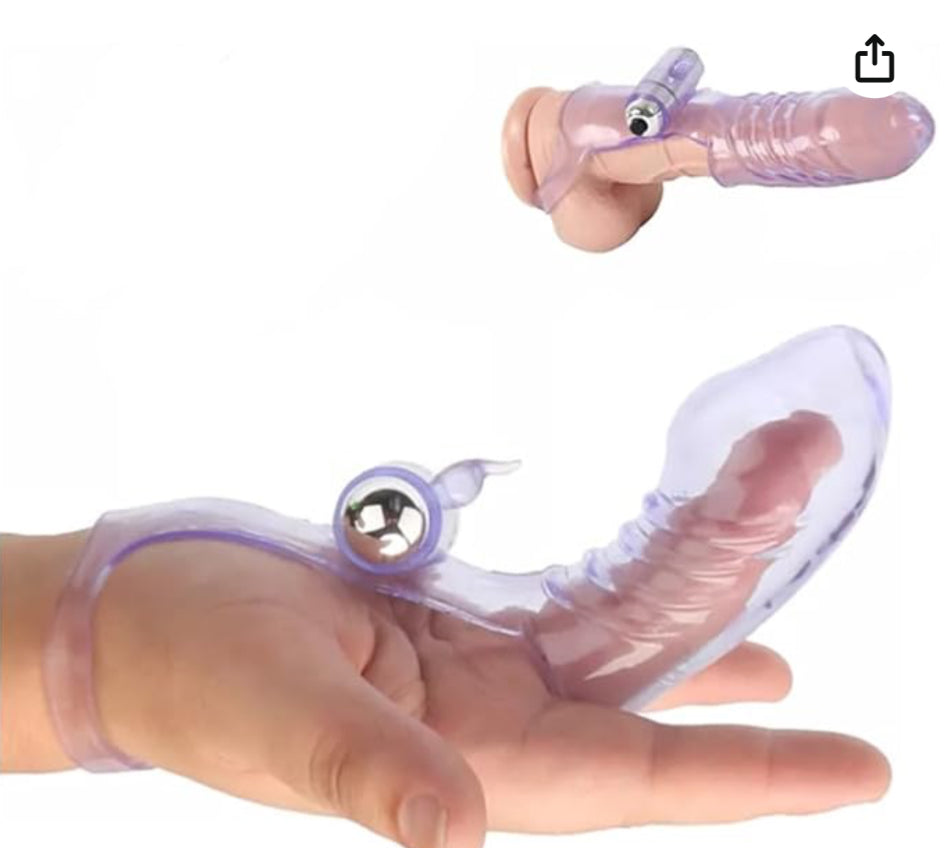 Powerful Finger Vibrator Finger Sleeve for Women Clit Stimulator G-spot Vibrator Female Masturbation G-Spot Orgasm Massager Simulated Dildo Adult Sex Product