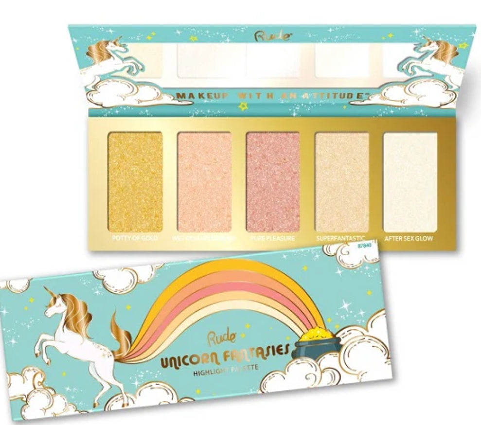 Rude Cosmetics Unicorn Fantasies - Highlight Palette