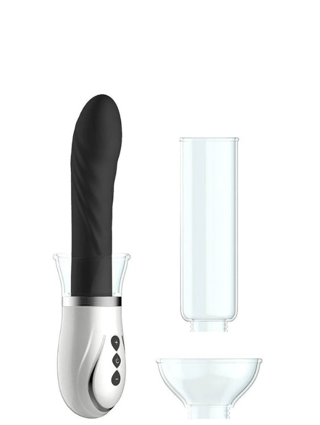 Shots Twister - 4 in 1 Rechargeable Couples Pump Kit - Black: The Ultimate Pleasure Powerhouse