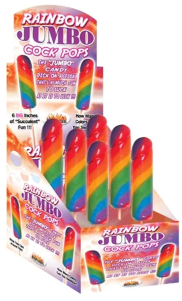 Jumbo Rainbow Jumbo Cock Pops