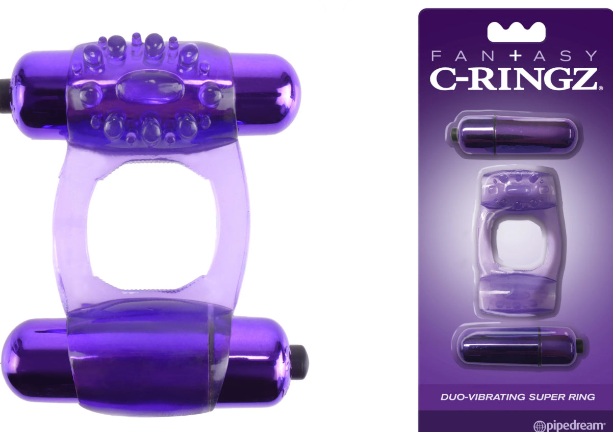 FANTASY
C-RINGZ
DUO-VIBRATING
SUPER
RING