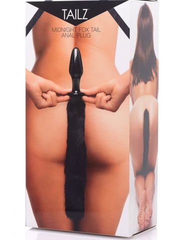 Midnight Fox Tail Anal Plug