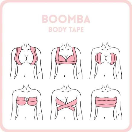 Bomba Reusable body tape