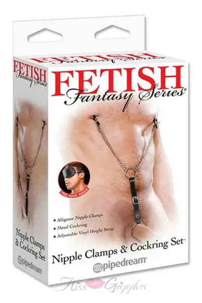 Fetish Fantasy Series Nipple Clamps And Cockring Set