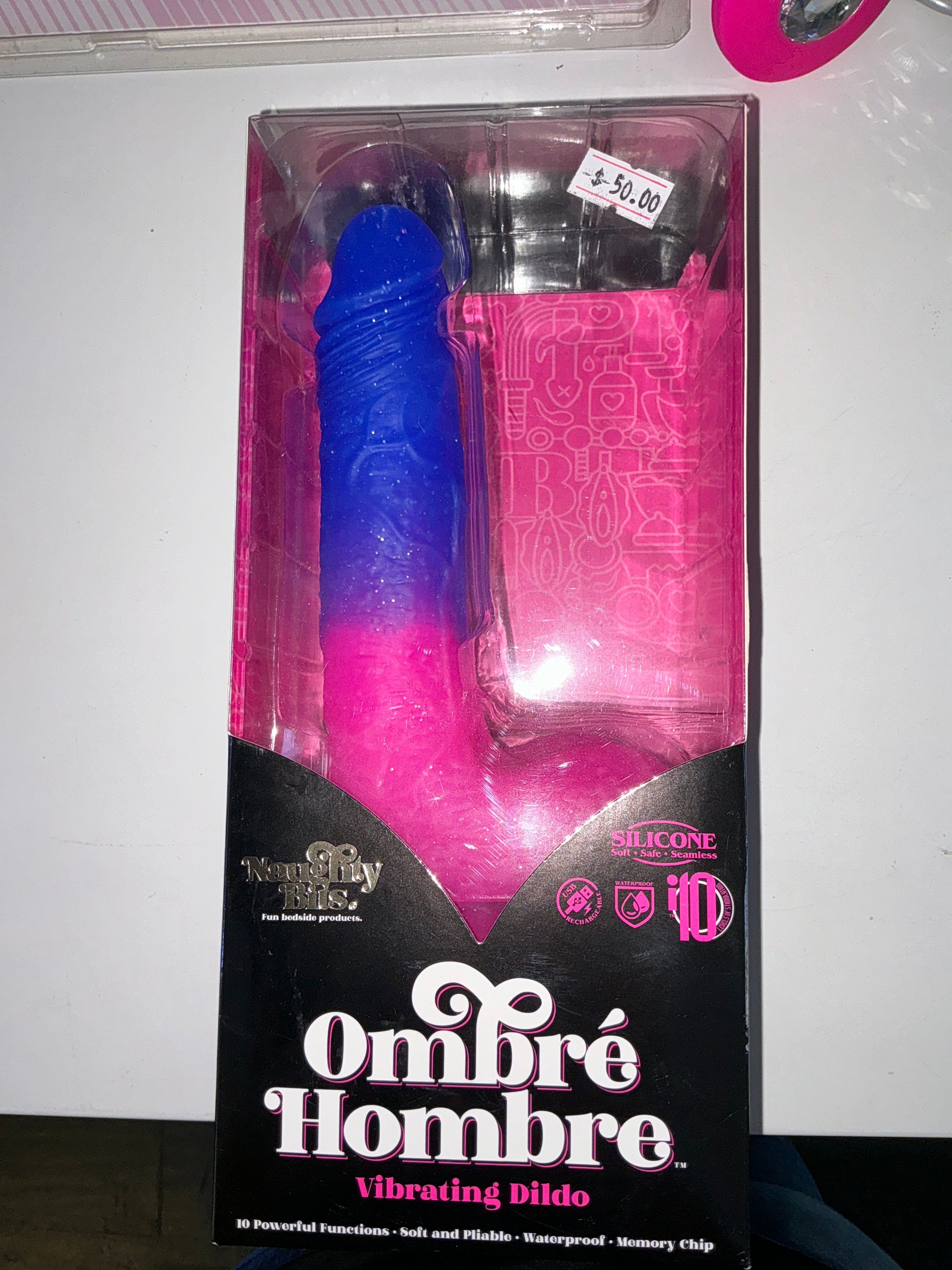Ombré Hombre Vibrating Dildo