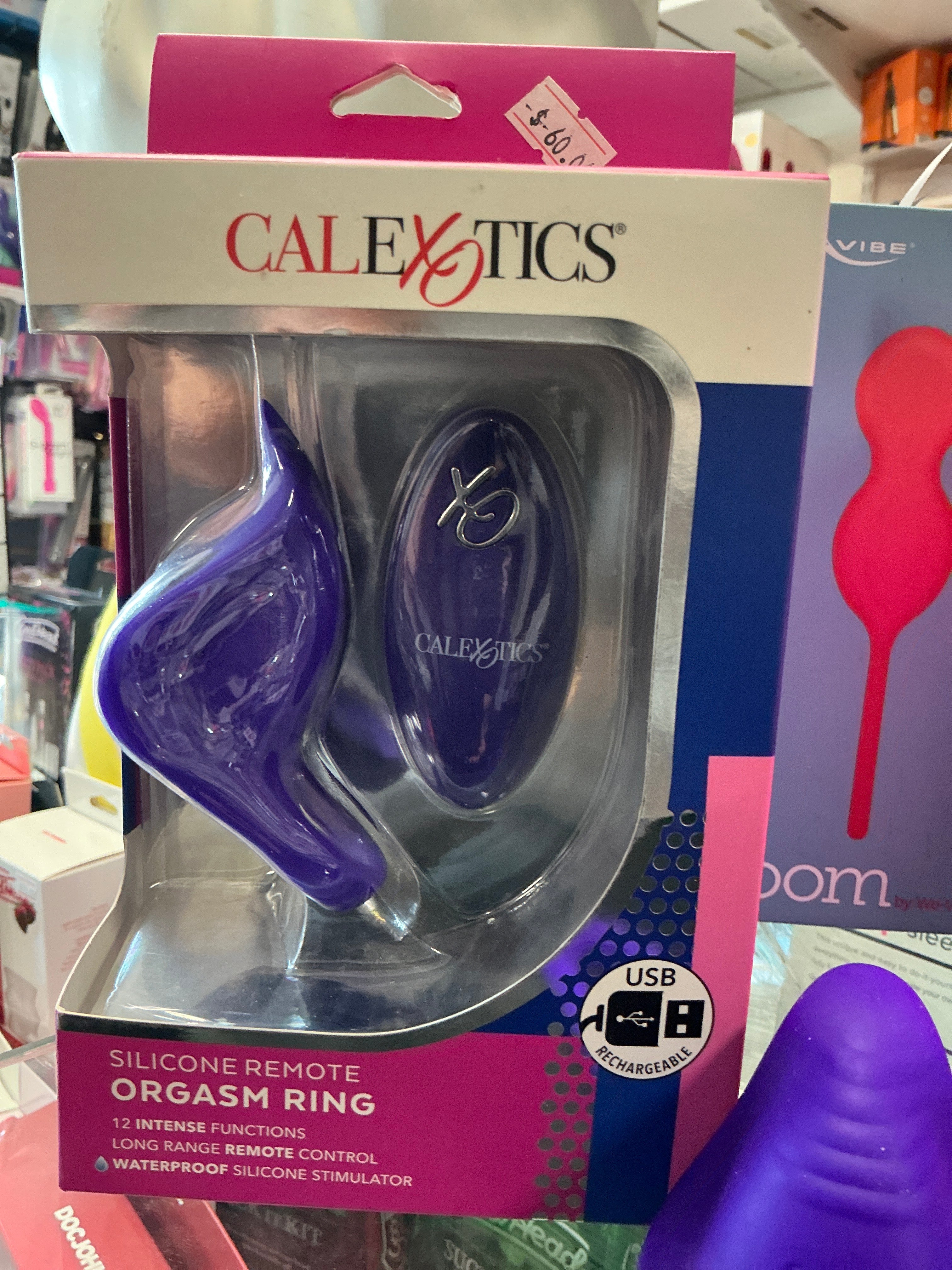 Silicone, remote orgasm, ring