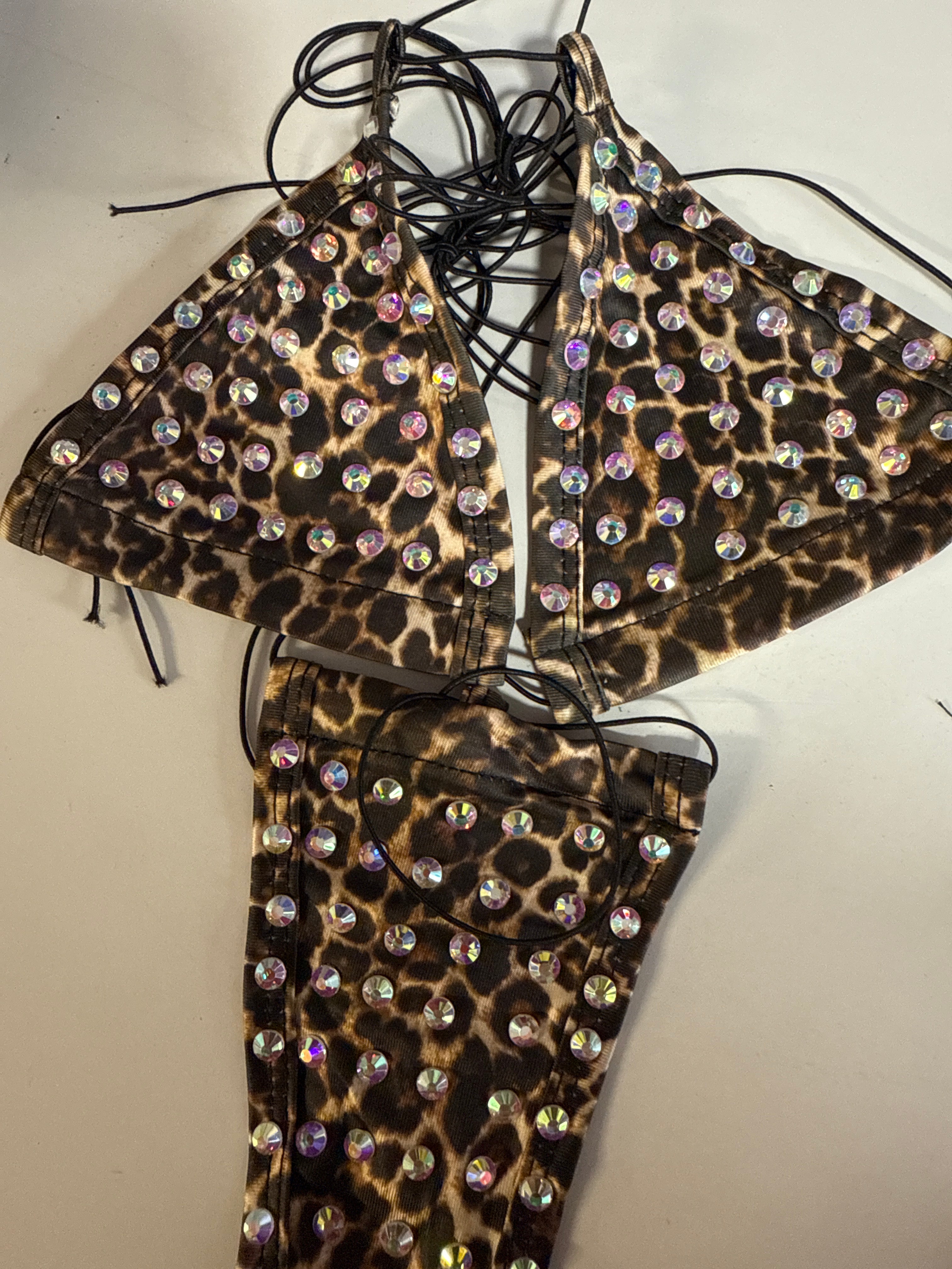 Leopard print, micro Bikini