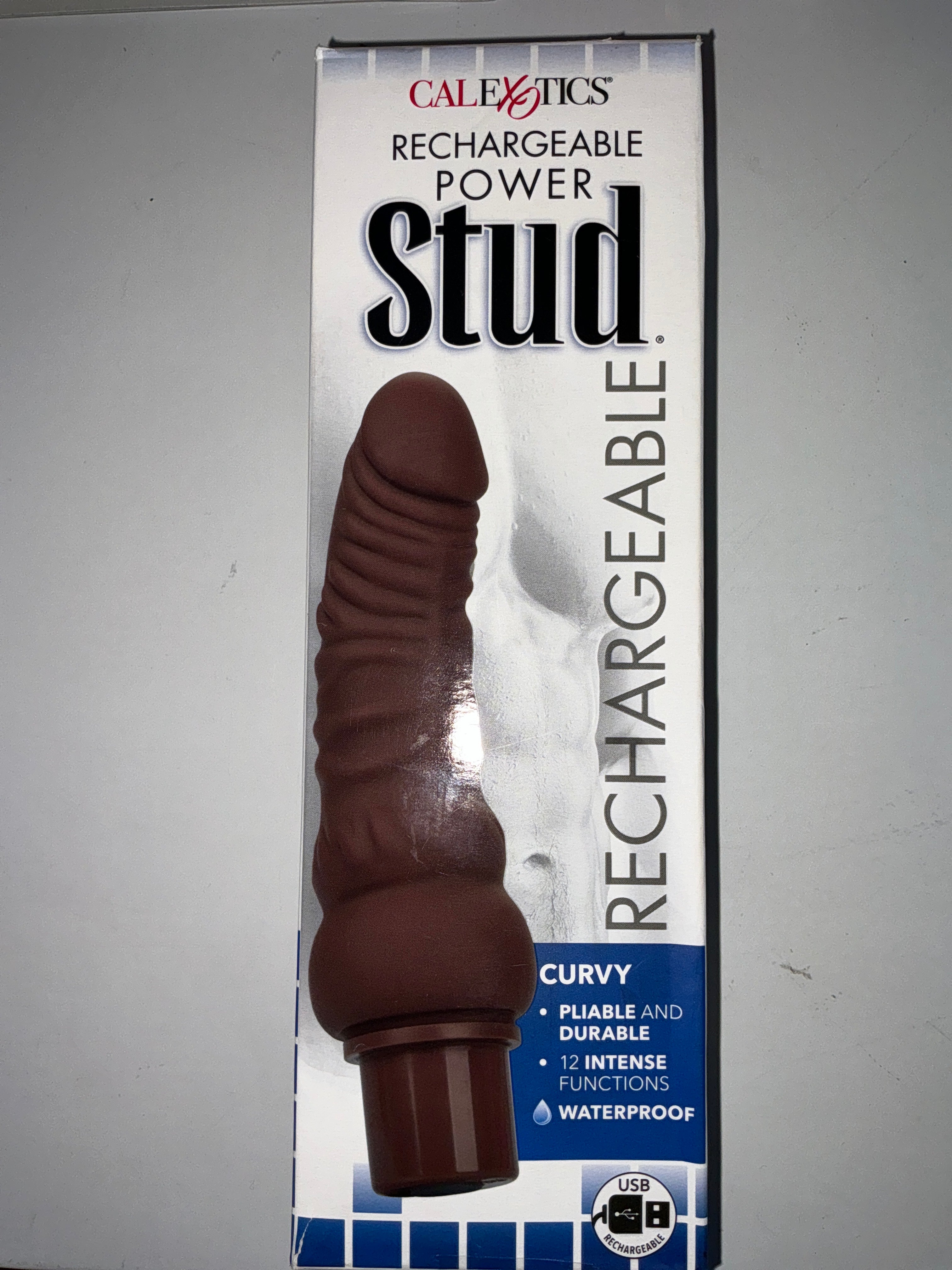 Rechargeable Power Stud 6.75” Vibratior