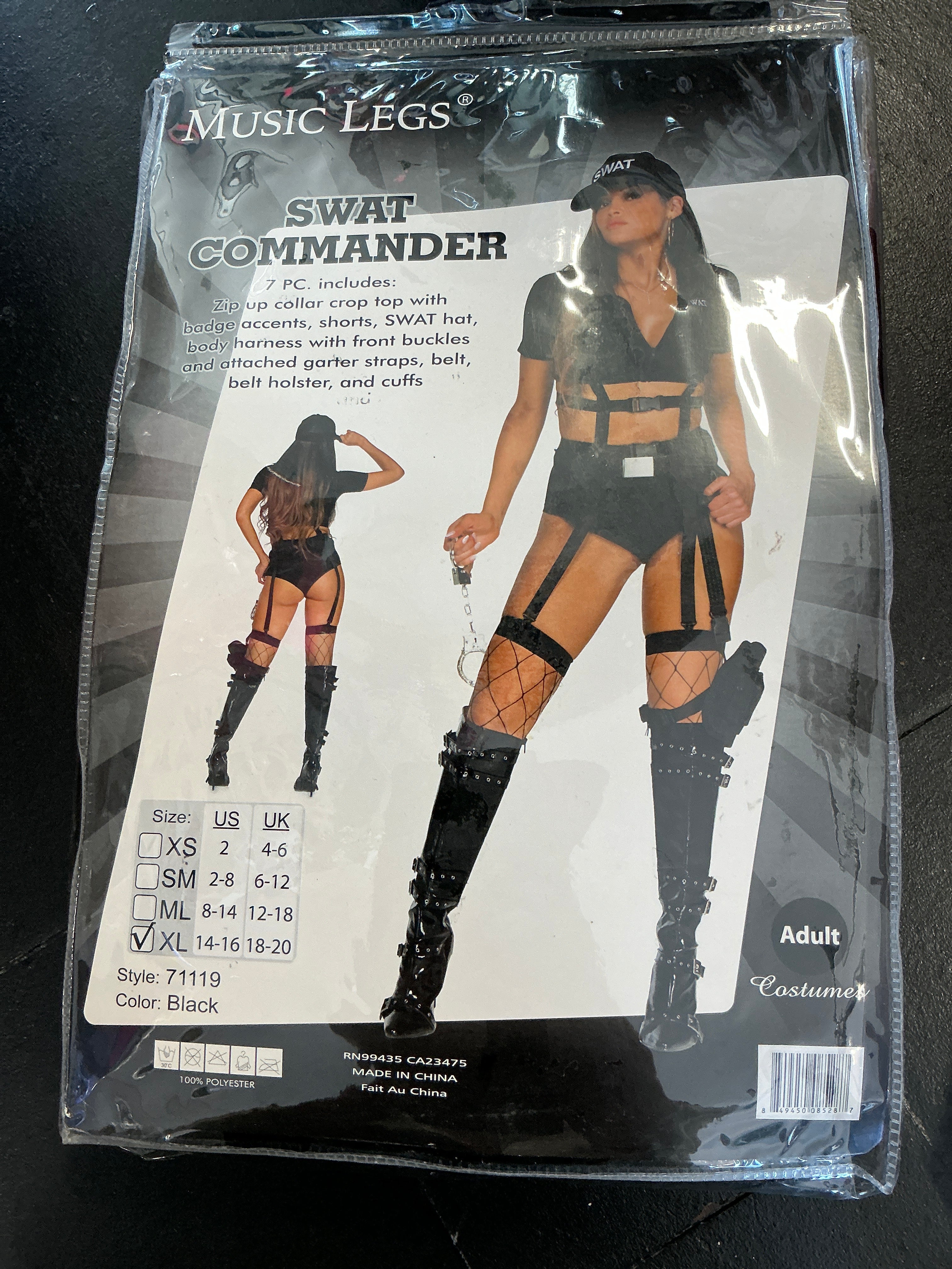 Swat commanders costume