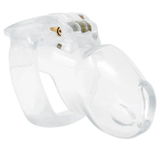 Silicone Chastity Cage in White