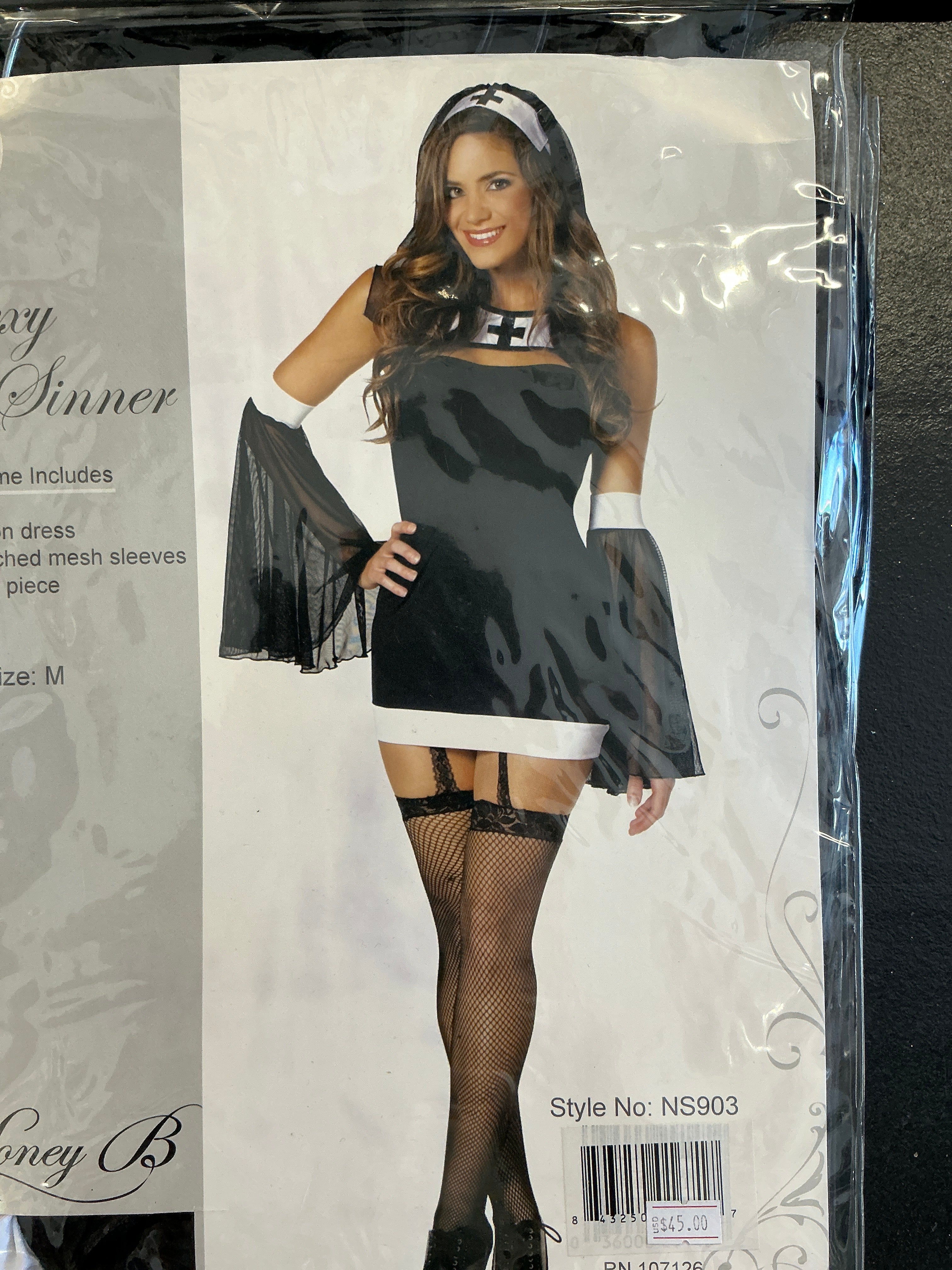 Sexy nun costume