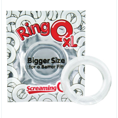 RingO XL Cock Rings - Clear