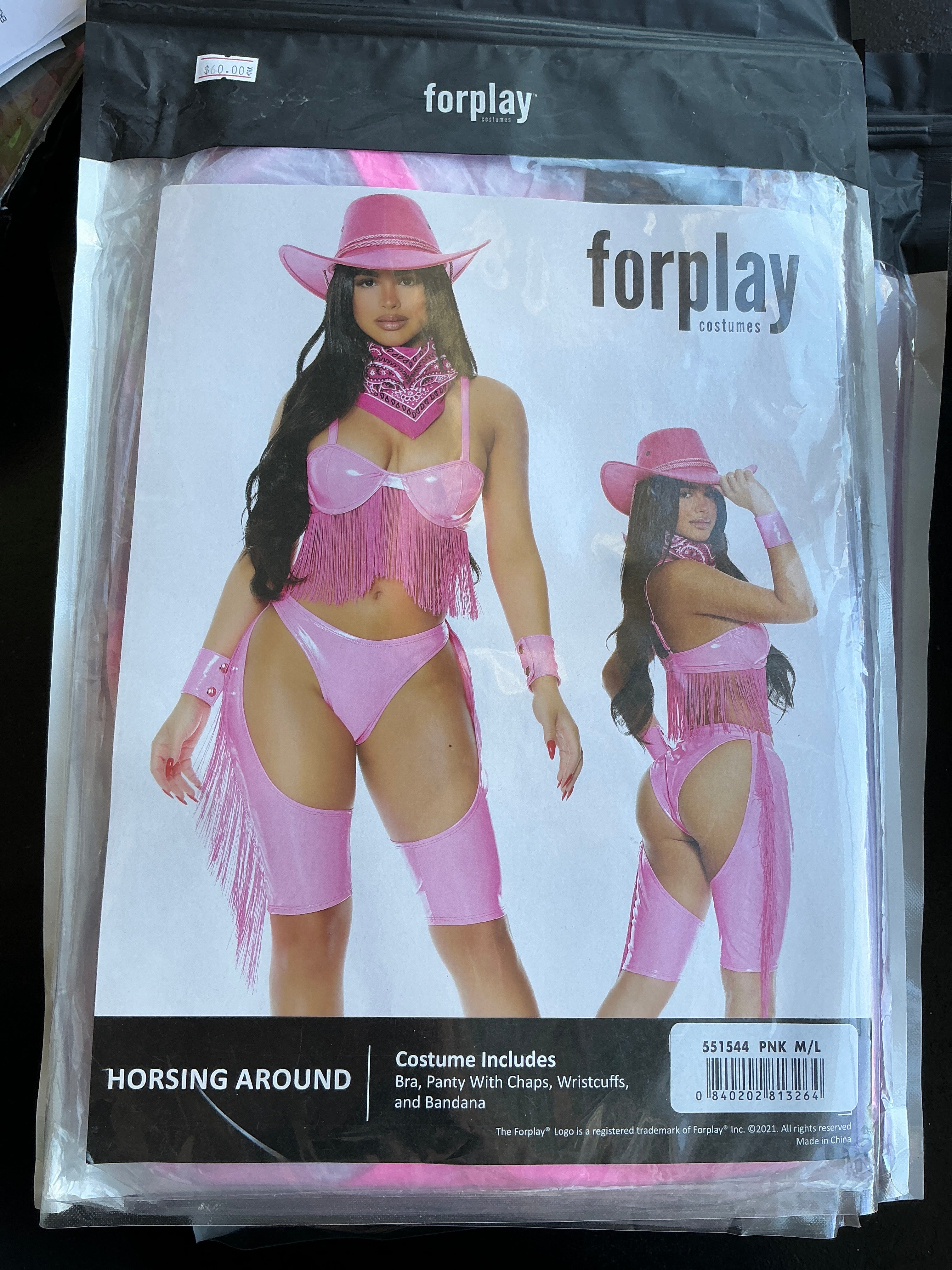 Pink cowgirl costume