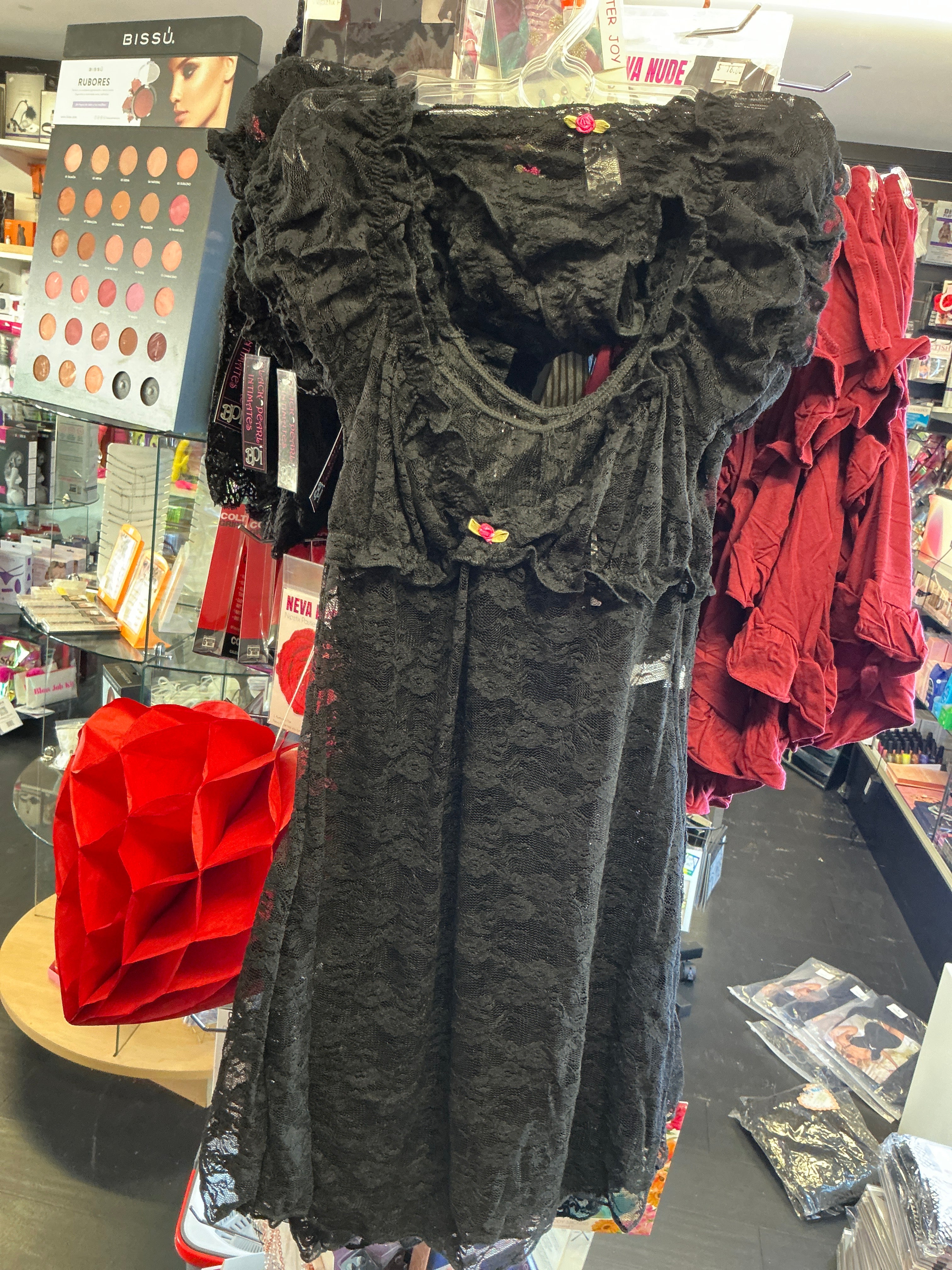 Black 2 pc lace