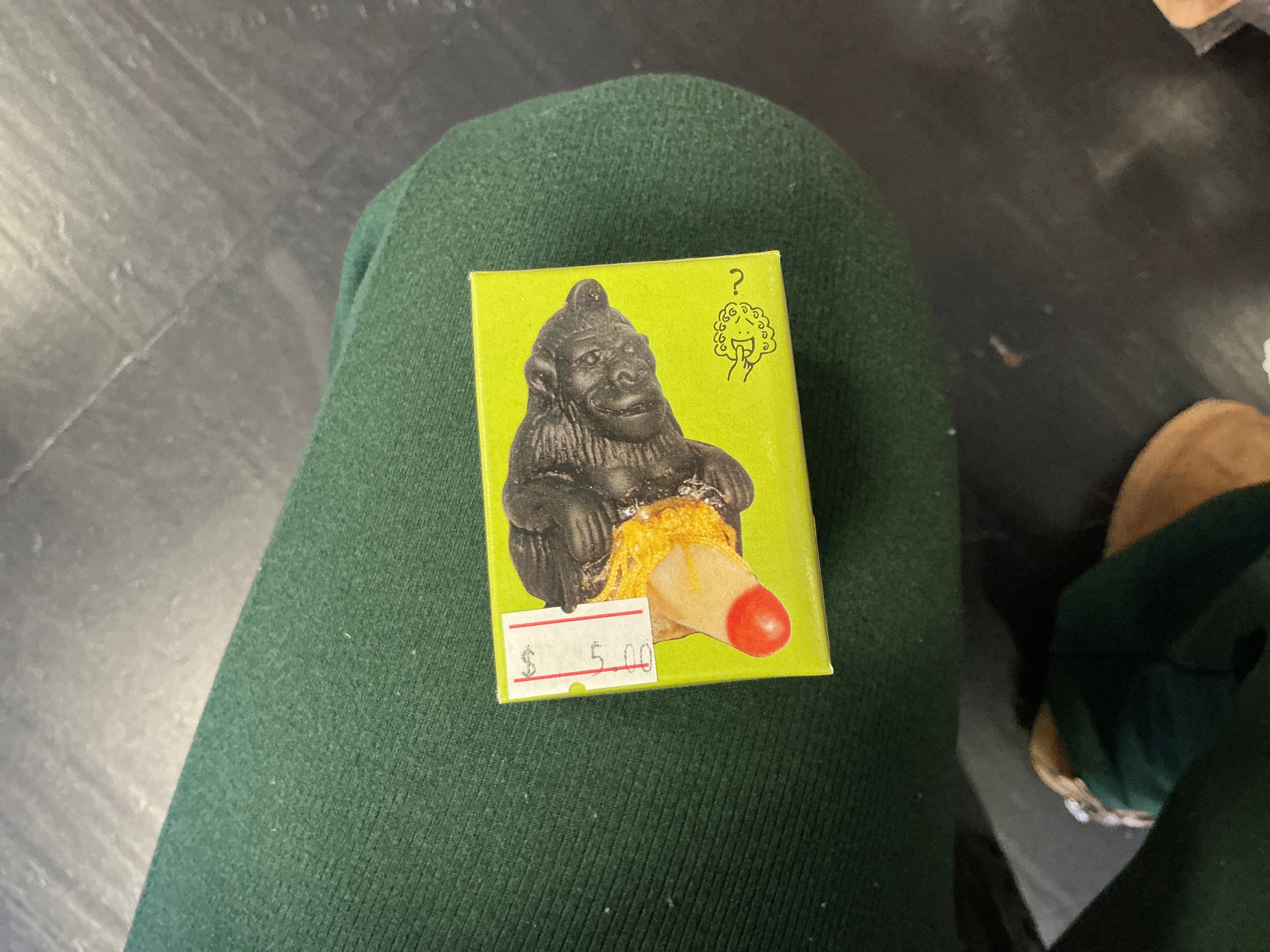 Interesting gorilla keychain