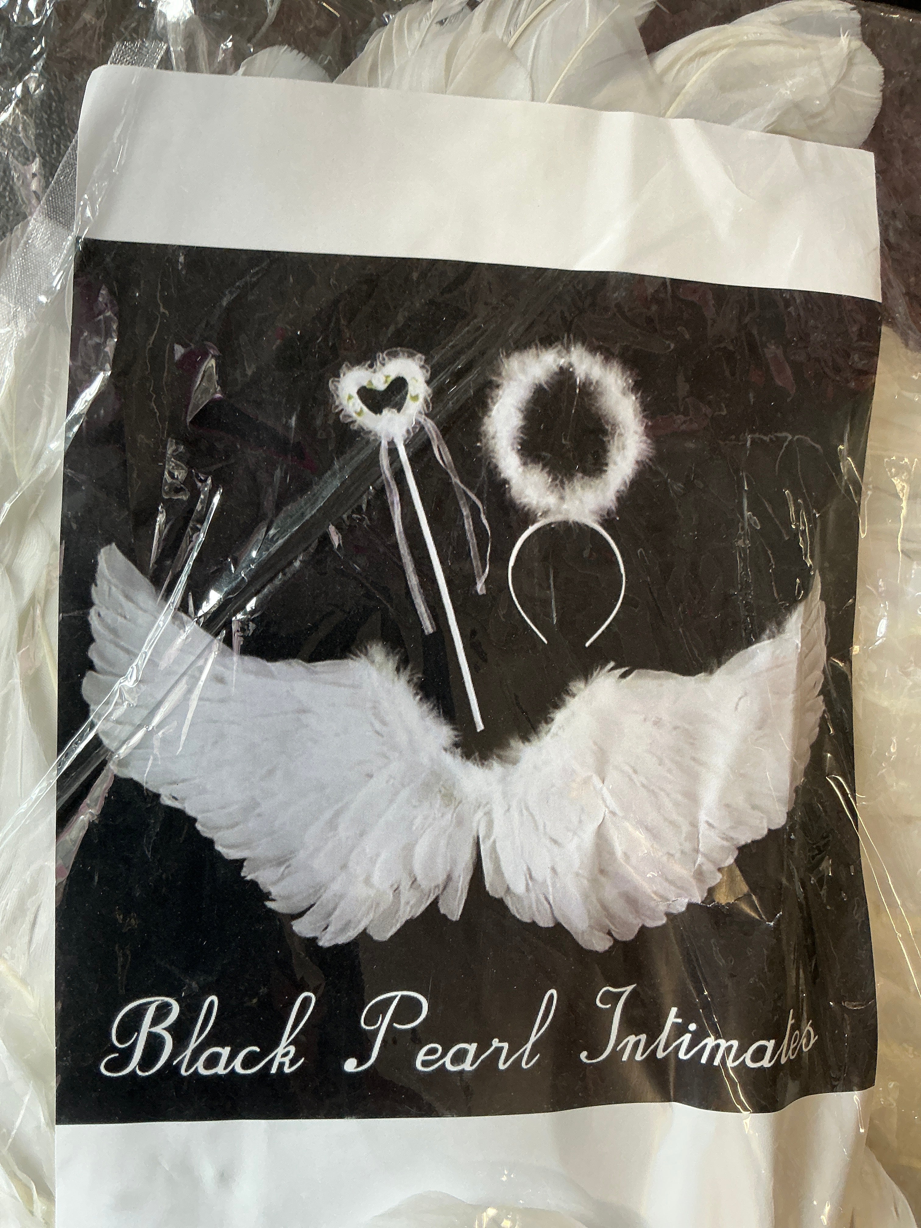 White Angel wings set costume ￼