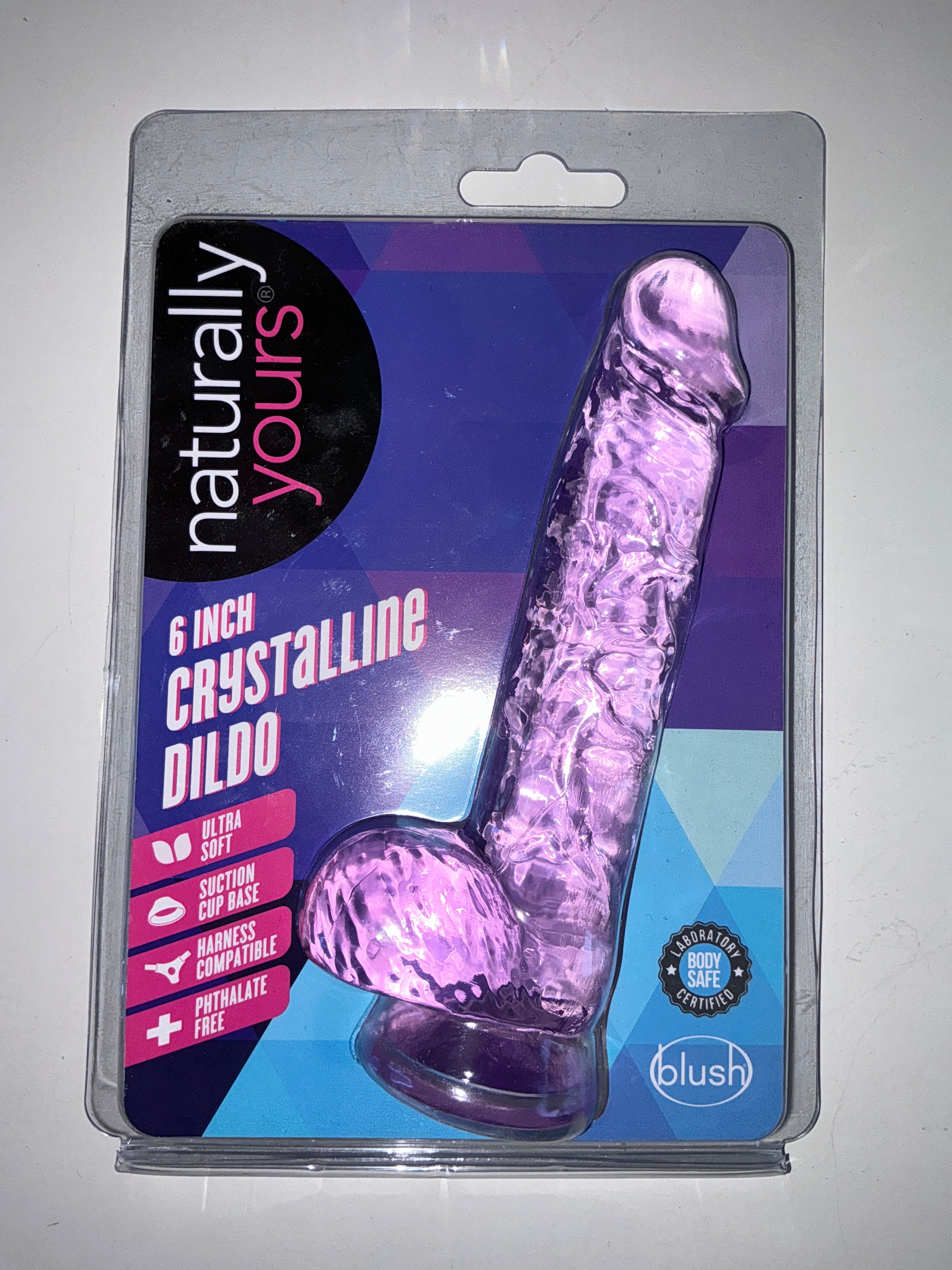 6” Crystalline Dildo