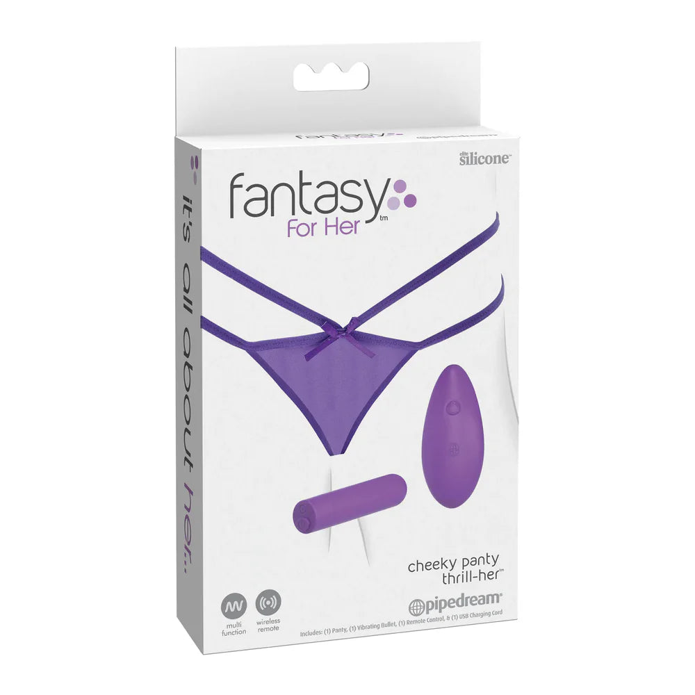 Fantasy For Her Cheeky Panty Thrill-Her Vibe in Purple