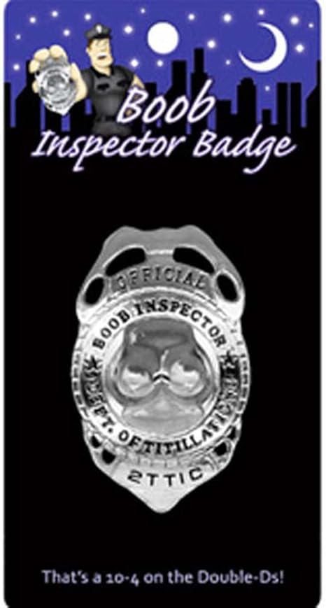 1 X Boobie Inspector Police Badge