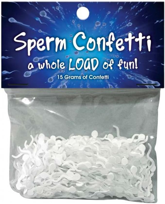 Sperm Confetti a whole LOAD of fun