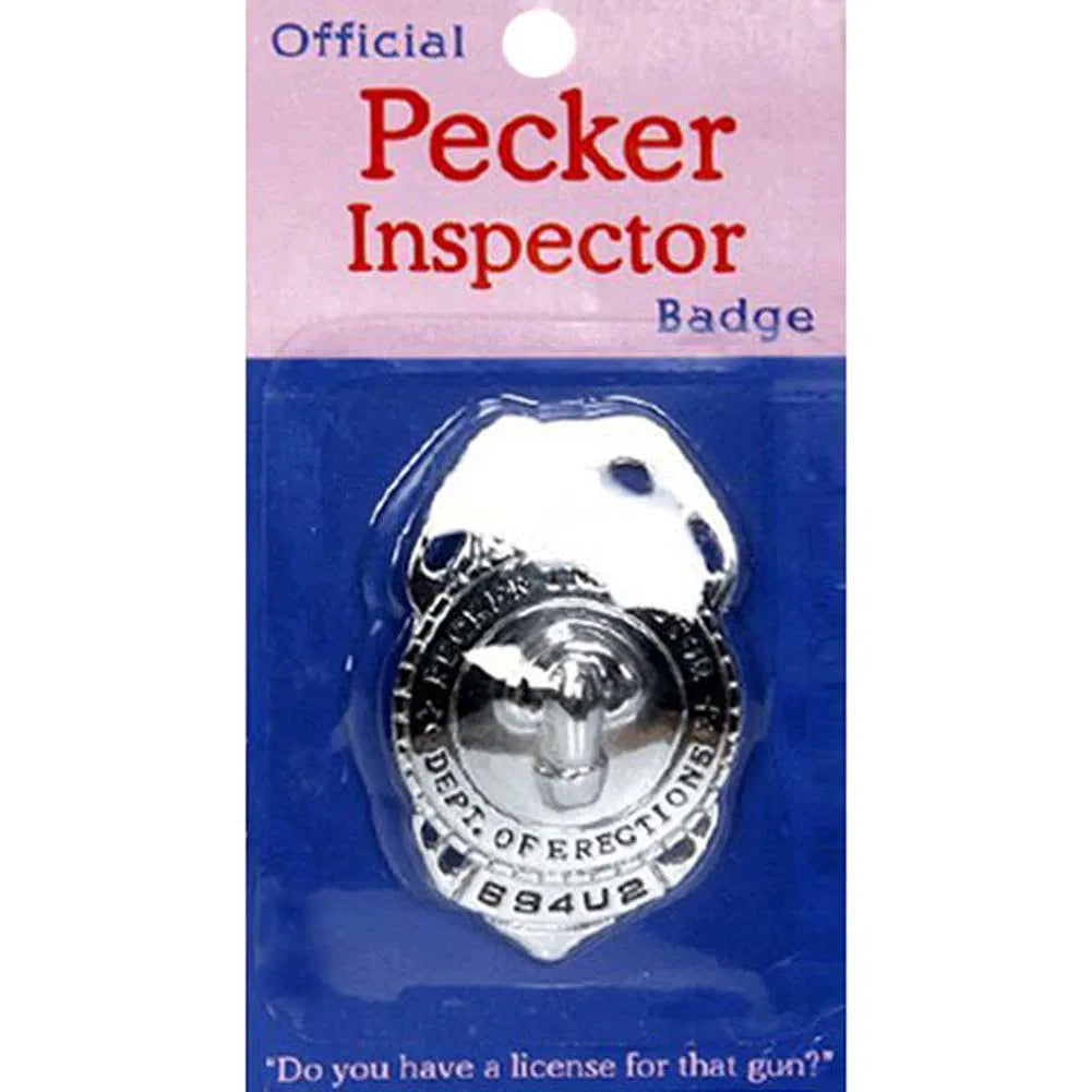 Official Pecker Inspector Badge