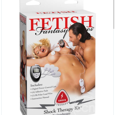 Fetish Fantasy Series Shock Therapy Kit with Remote Control - White