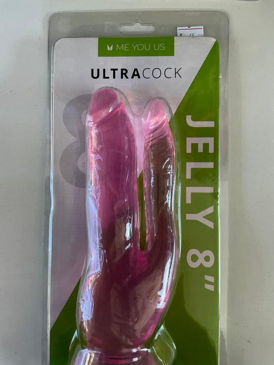 UltraCock jelly 8” Double penetration dildo