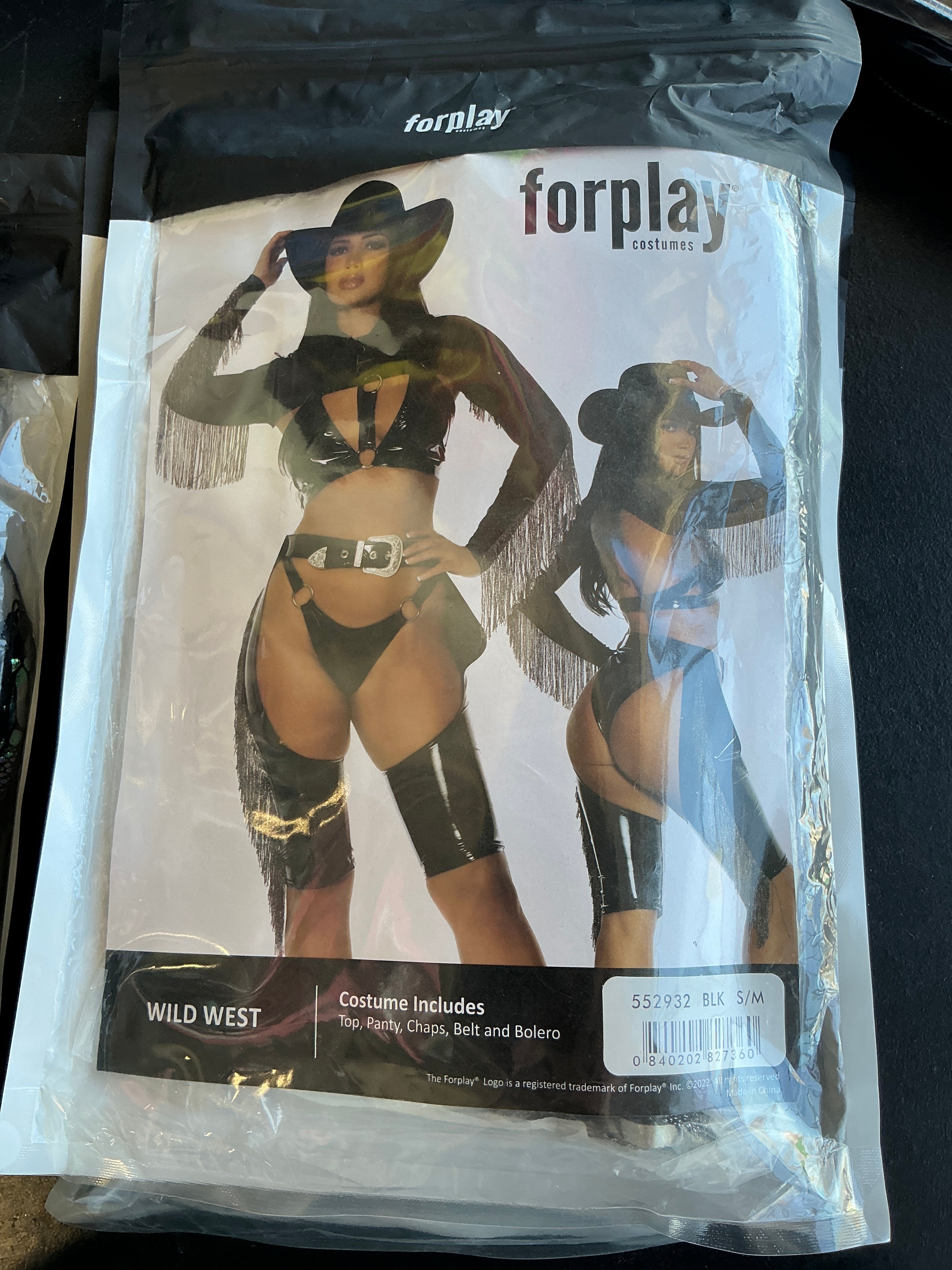 Black cowgirl costume