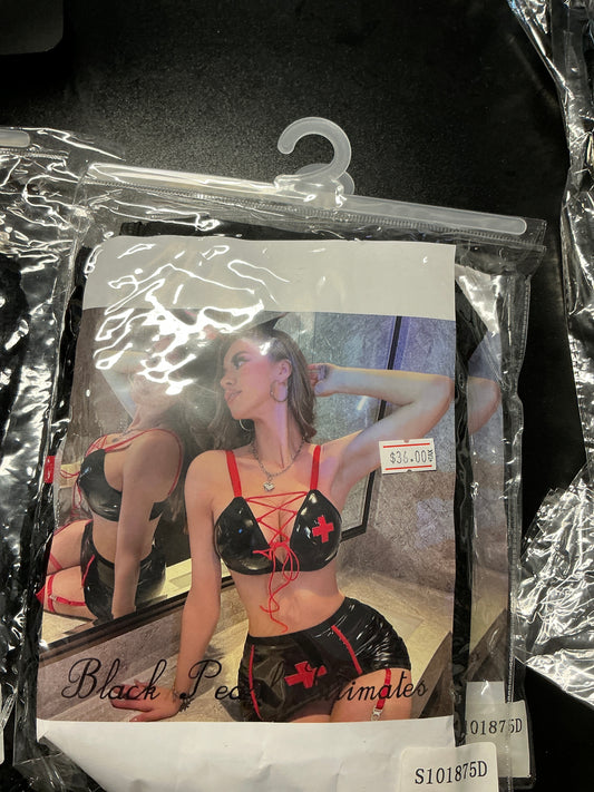 Black 3 pc nurse