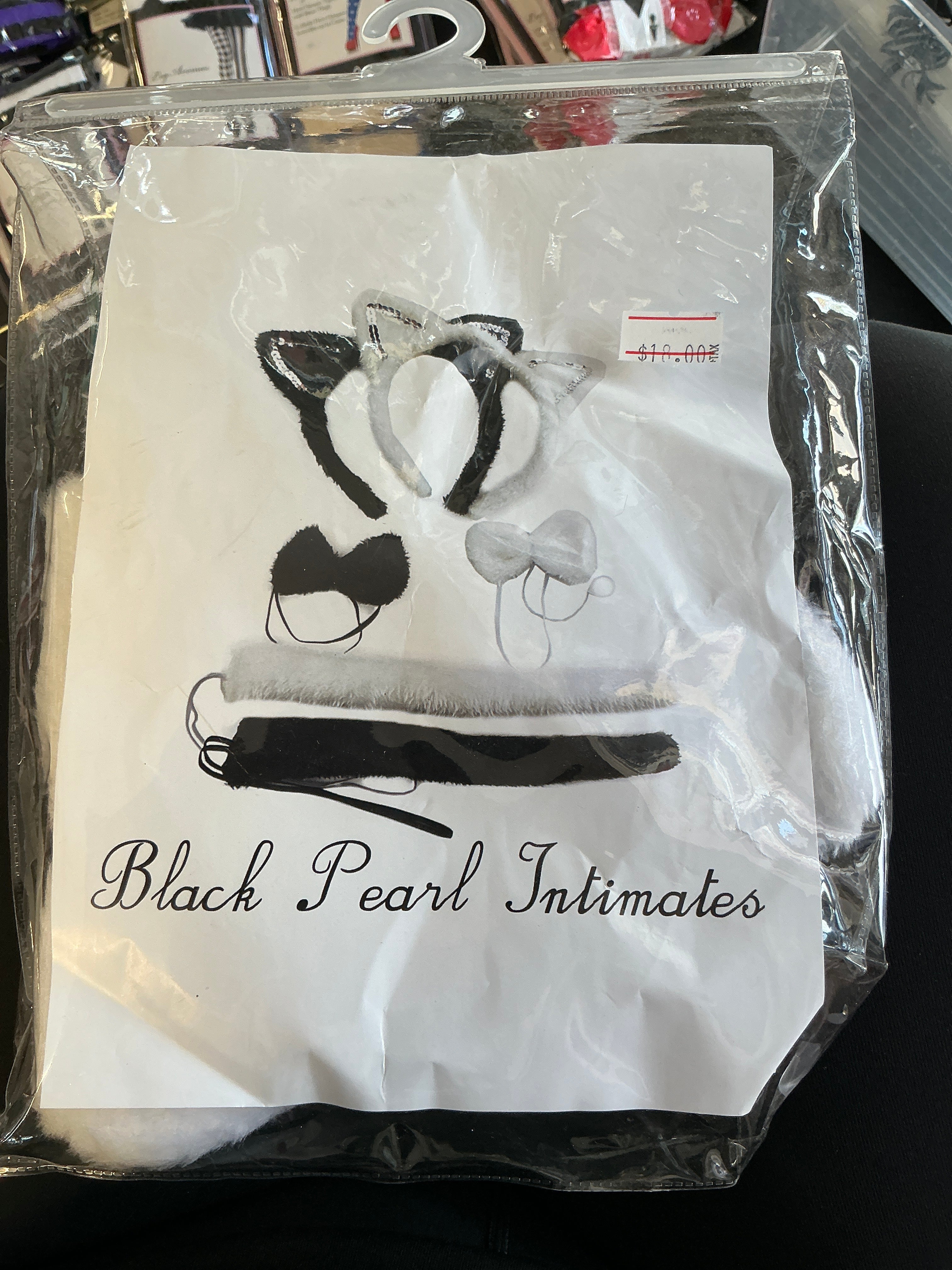 Cat ear black woman custom set