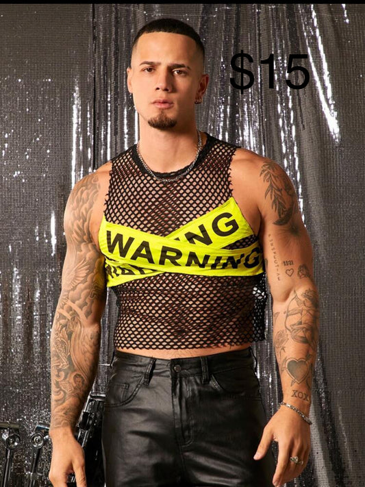 Warning Shirt For Men