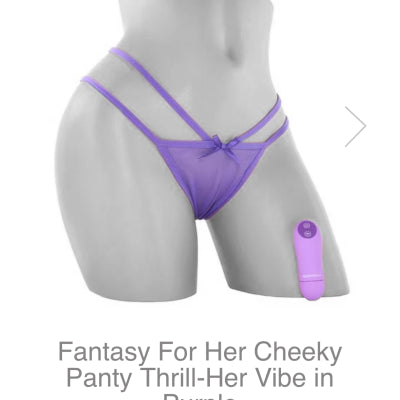 Fantasy For Her Cheeky Panty Thrill-Her Vibe in Purple