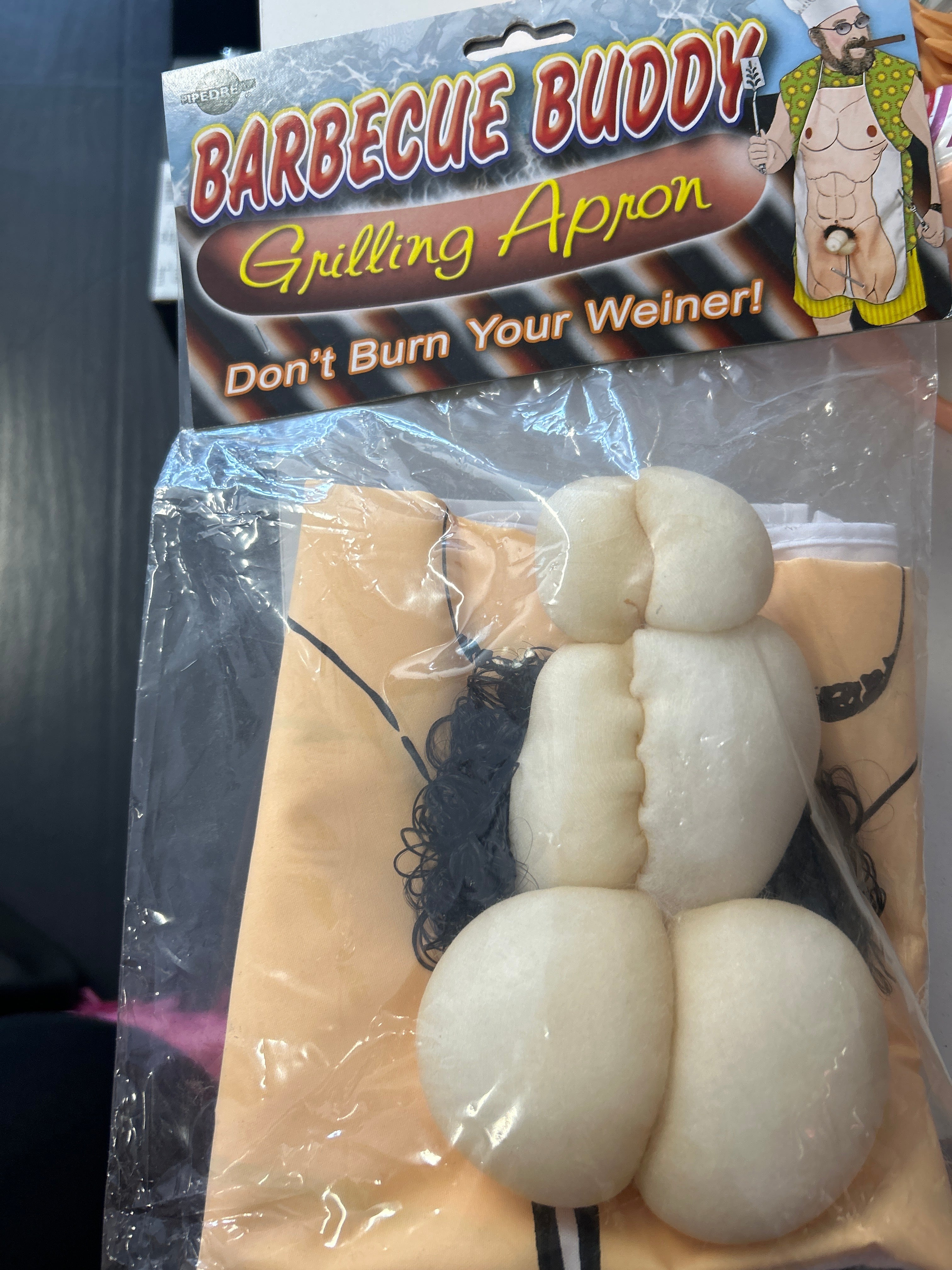 Barbecue buddy grilled apron don’t burn your wiener