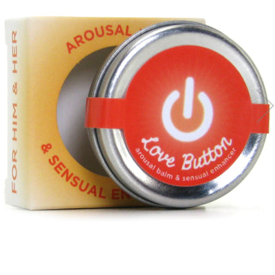 Earthly Body Love Button Cooling Arousal Balm and Sensual Enhancer Tin .45oz